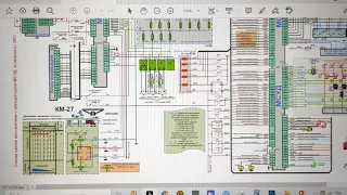Электровоз ЭП1. МСУД цепи автоматики (КМ-27)