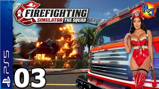 Let's Play Firefighting Simulator - The Squad | PS5 Console Co-op Multiplayer Gameplay Episode 3