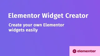 Elementor Widget Creator from WP Monkey – Create custom widgets easily!