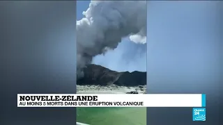 Au moins 5 morts lors de l'éruption d'un volcan en Nouvelle-Zélande