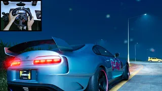 Toyota Supra A80 - The Crew Motorfest - Steering Wheel Gameplay