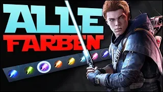 ALLE FARBEN für Lichtschwerter in Star Wars Jedi Fallen Order Tipps deutsch german