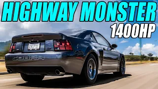 I MADE THE NEW COBRA MUSTANG INTO A HIGHWAY RACING MONSTER ON FORZA HORIZON 5