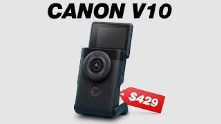 This Tiny Camera is Perfect For Vlogging! (Canon PowerShot V10)