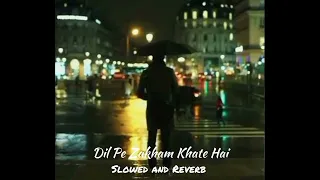 Dil Pe Zakham - Nusrat Fateh Ali Khan | Trap Mix | Slowed + Reverb | YS Lofi Song