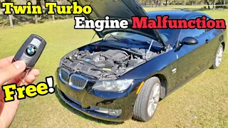 A STRANGER GAVE ME their BROKEN Twin Turbo BMW for FREE & I Fixed its "Engine Malfunction" for $450!