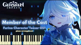 "Furina: Member of the Cast" | Genshin Impact Character Teaser OST piano arrangement & cover