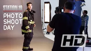 Station 19 Season 3 Photo Shoot Day Behind The Scenes (Boris Kodjoe, Jaina Lee Ortiz)