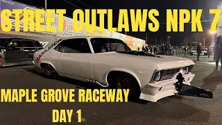 Street outlaws No prep kings 7; Maple Grove raceway (testing)