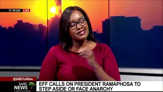 EFF calls on Ramaphosa to step aside Floyd Shivambu