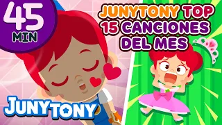 TOP 15 CANCIONES DEL MES | Recopilación | Canción Infantiles | JunyTony en español