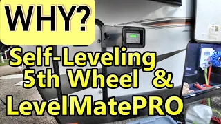 LevelMatePRO ON Self Leveling 5th Wheel
