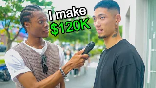 Asking South Koreans How Much Money They Make