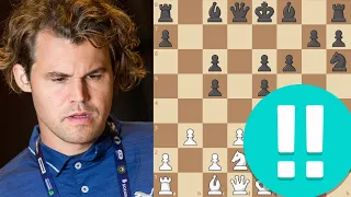 WHAT A MOVE!! Carlsen Unleashes Secret Novelty In Chess World Cup Semi Finals