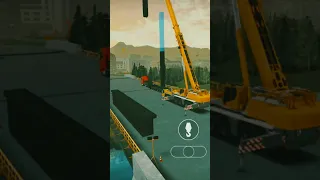 flyover construction | Mobile crane weight lifting | 🚧Construction simulator 3🚧