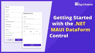 Getting Started with .NET MAUI DataForm