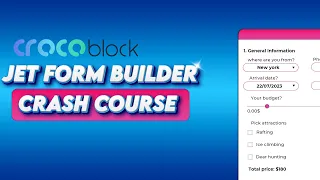 JetFormBuilder Crash Course