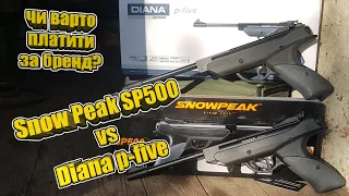 Diana p-five та Snow Peak SP500, чи є різниця?