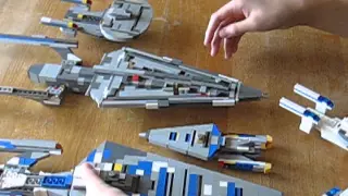 Custom LEGO Starship Design - Star Trek Enterpise
