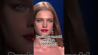 Russian supermodel NATALIA VODIANOVA runaway #shorts #fashion #model