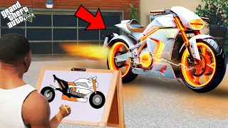 Franklin Search The Most Powerful & Fastest God Bike Using Magical Painting In Gta V