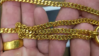 Mene 24k gold flat curb 7 months daily wear update. How does 24k jewelry hold up???