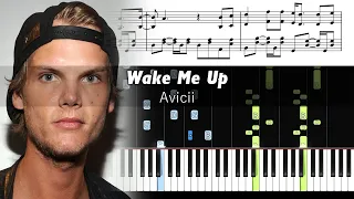 Avicii - Wake Me Up - Piano Tutorial with Sheet Music