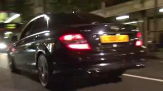 Decatted Mercedes C63 AMG BRUTAL SOUND!!