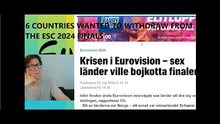 EXTRA EUROVISION RECAP : 6 COUNTRIES WANTED TO WITHDRAW FROM THE #eurovision2024 FINALS #reaction