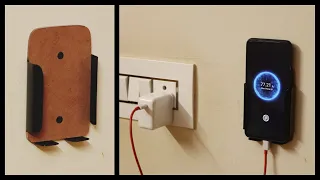 Make A Mobile Wall Holder || Mobile Charging Wall Stand