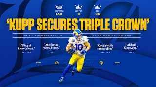 Highlights: Rams WR Cooper Kupp Secures Triple Crown Title After Historic 2021 Season