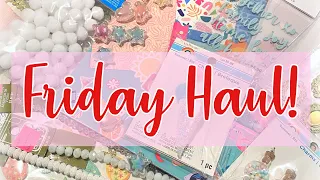 5/21/21 Friday HAUL ~ new craft supplies from Michael’s, Joann’s, Hobby Lobby, and project shares!