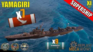 SUPERSHIP Yamagiri 7 Kills & 203k Damage | World of Warships Gameplay