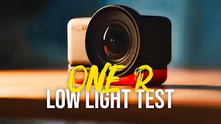 Insta360 One R 1-Inch Edition // Low Light Test vs GoPro Hero 8