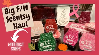 Big Fall Winter Scentsy Haul + First Sniffs - Holiday Collection & Breast Cancer Pink Awareness Set