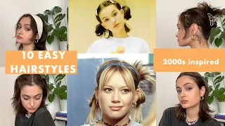 10 CUTE 90's & y2k HAIRSTYLES that are EXTREMELY EASY