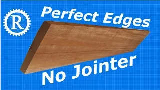 Straighten boards. No jointer. No jig.