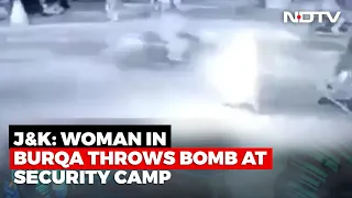 Caught On Camera: Woman In Burqa Throws Bomb At Security Camp In J&K