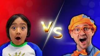 Tag With Ryan's Vs Blippi World Adventure Running Gameplay