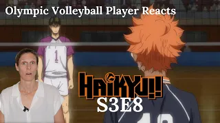 Olympic Volleyball Player Reacts to Haikyuu!! S3E8: "An Annoying Guy"