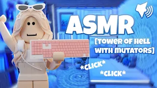 ROBLOX but It's Tower of Hell KEYBOARD ASMR *VERY CLICKY* | #4