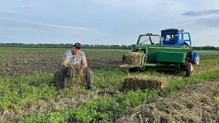 Все буде Україна! Трактор Т-40АМ, Пресс John Deere 342, заготівля сіна нам тільки сниться...