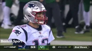 Tom Brady - All Completed Passes - NFL 2019 Week 7 - New England Patriots vs New York Jets