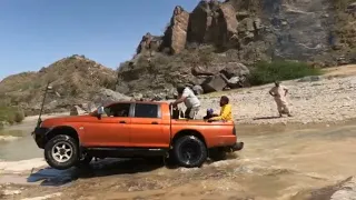 challenging water crossing for suvs at kanraj offroad track