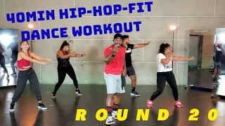 40min Hip-Hop Fit Dance Workout "Round 20" | Mike Peele