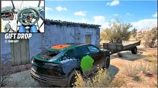 Rebuilding Lamborghini Urus Forza Horizon 5 Logitech G29 Gameplay