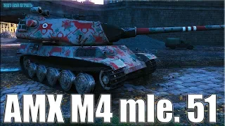 СКИЛЛОВИЧОК НАГИБАЕТ В ПАРИЖЕ 🛑 AMX M4 mle. 51 лучший бой WOT