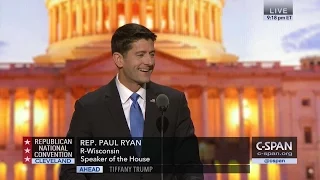 Paul Ryan FULL REMARKS GOP Convention (C-SPAN)