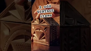 #ASMR 2 odd vintage items, from latest haul garage sale