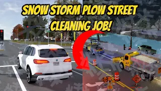 Greenville, Wisc Roblox l Snow Storm Street Plowing Update Roleplay ERLC